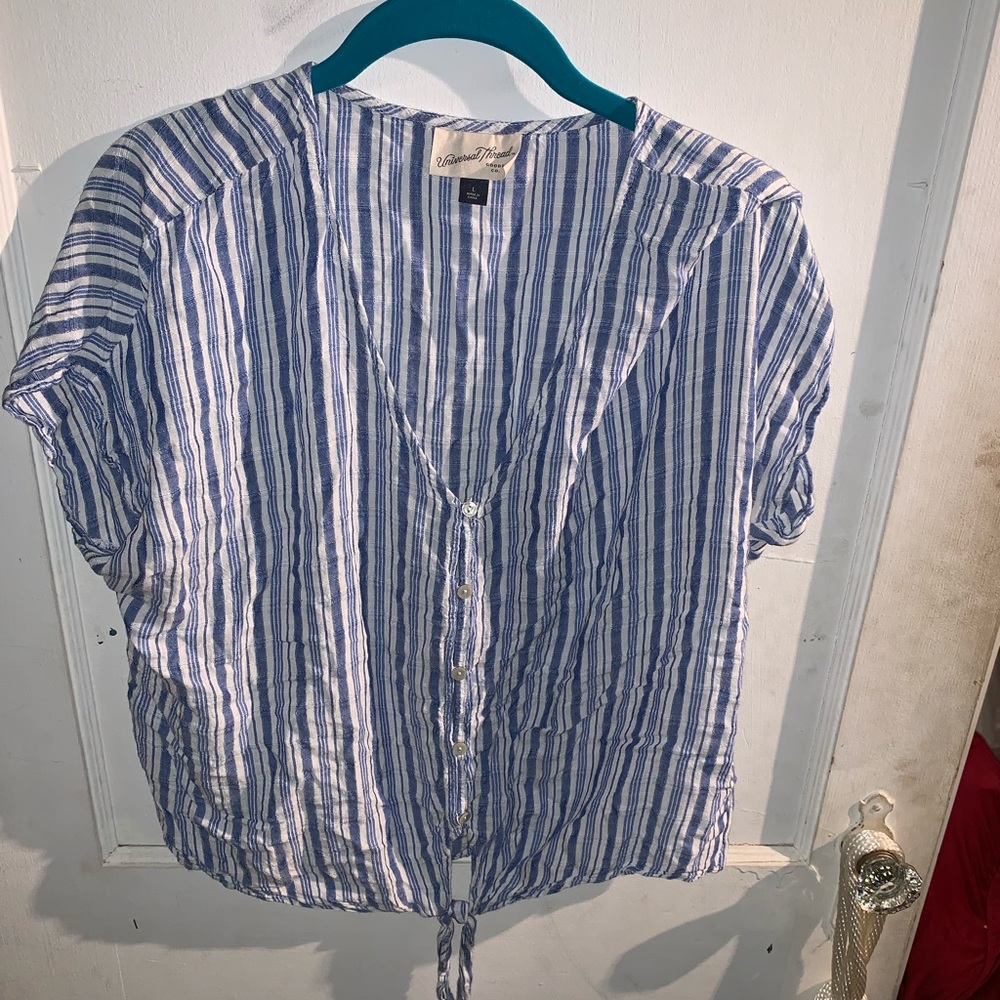 Universal Thread Tie Front Shirt